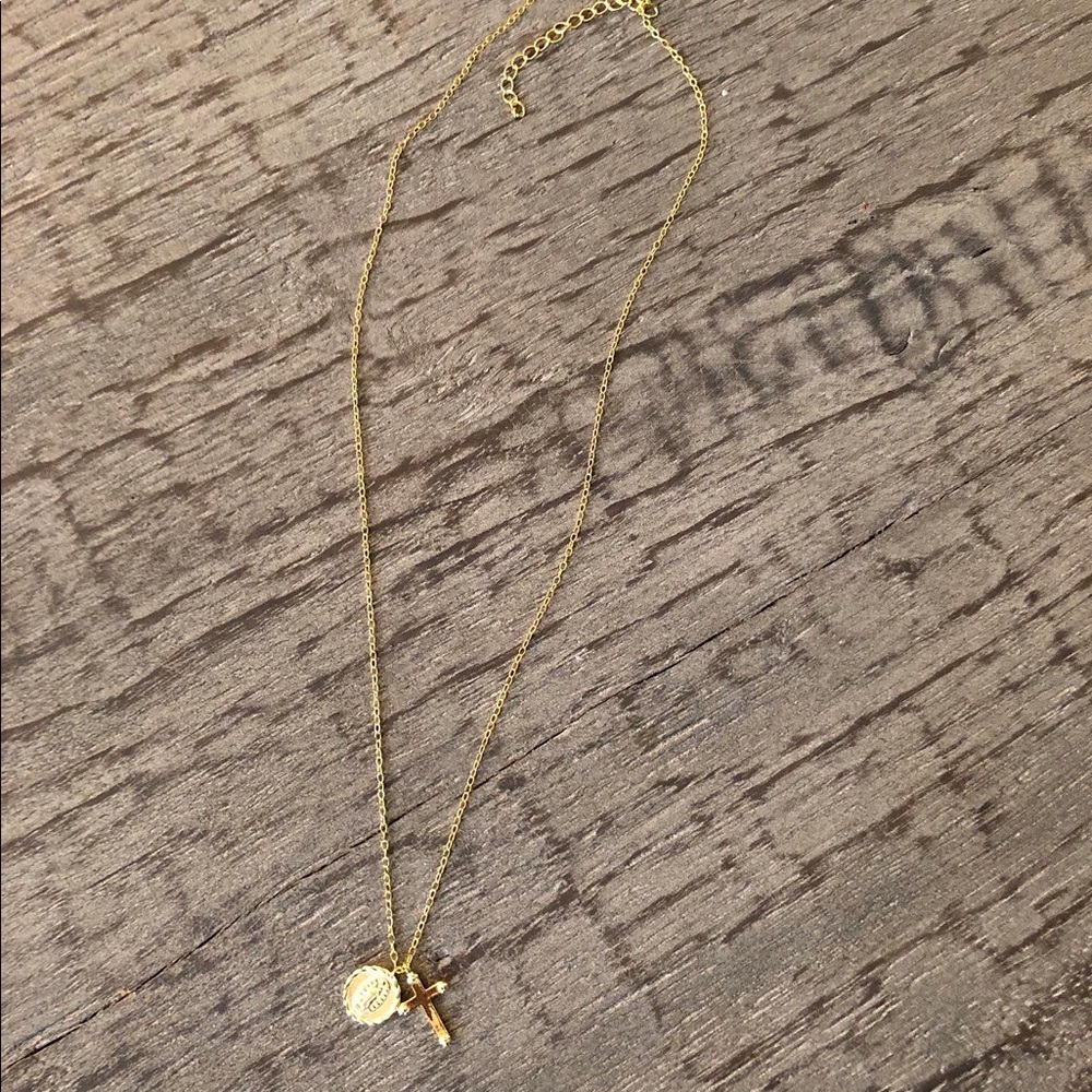 New Cross/Mary necklace